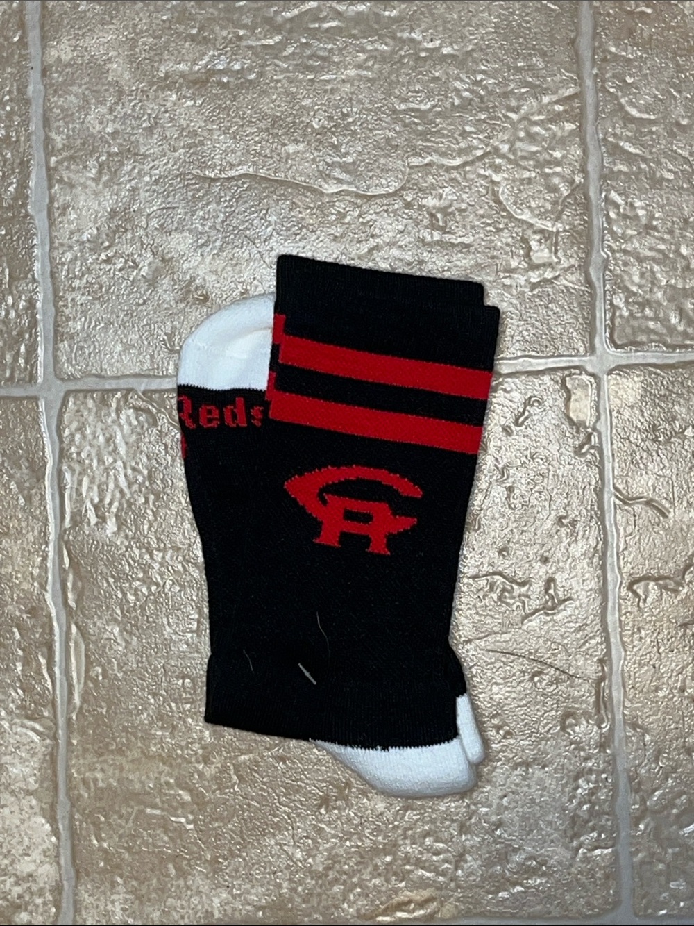 NWOT Cedar Rapids Reds socks